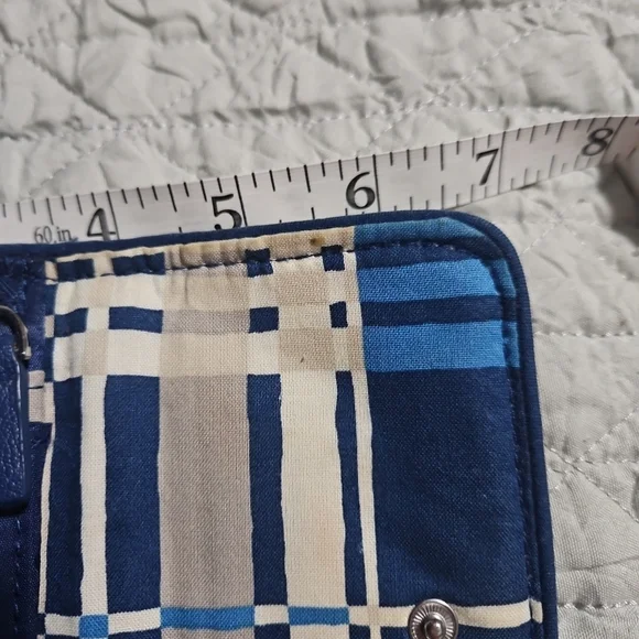 Vera Bradley Blue and Green Floral Wallet - Picture 3 of 11